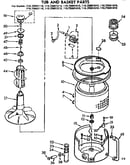 Tub and basket parts