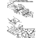 Kenmore 11072891210 top and console parts diagram