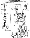 Tub and basket parts