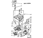 Kenmore 11072892100 drive system diagram