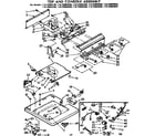 Kenmore 11073892600 top and console assembly diagram