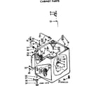 Kenmore 11072892820 cabinet parts diagram