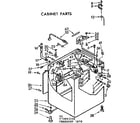 Kenmore 11073893100 cabinet parts diagram