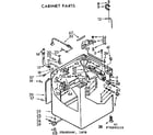 Kenmore 11073893410 cabinet parts diagram