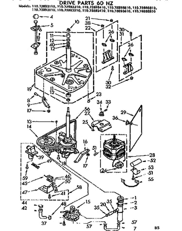 Drive parts 60 hz