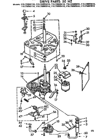 Drive parts 50 hz