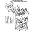 Kenmore 11072893210 top and console parts diagram