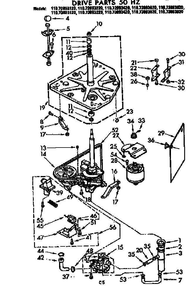 Drive parts 50 hz