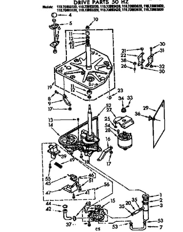 Drive parts 50 hz