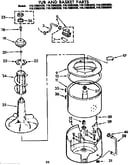 Tub and basket parts