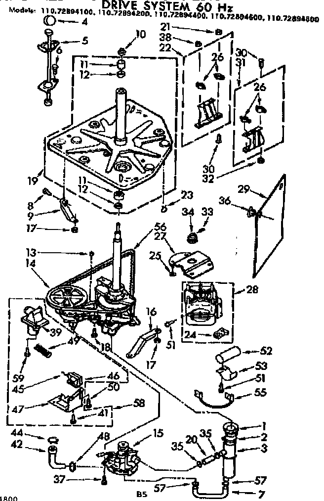 Drive system 60 hz