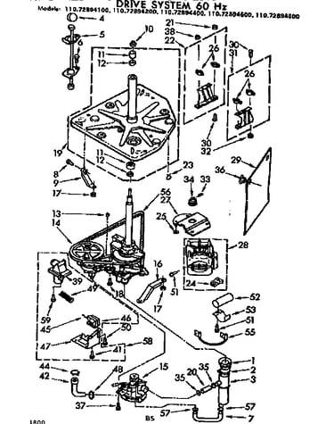 Drive system 60 hz