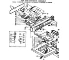 Kenmore 11072894200 top and console assembly diagram
