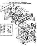 Top and console assembly