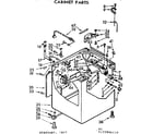 Kenmore 11072894810 cabinet parts diagram
