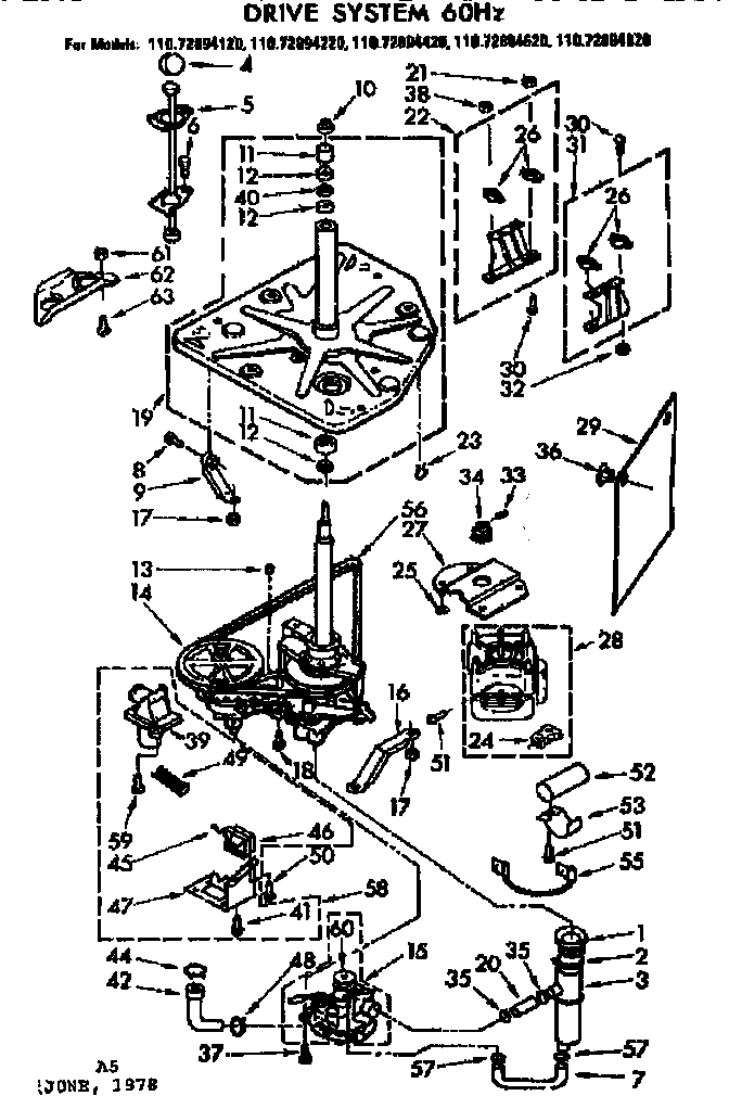 Drive system 60 hz