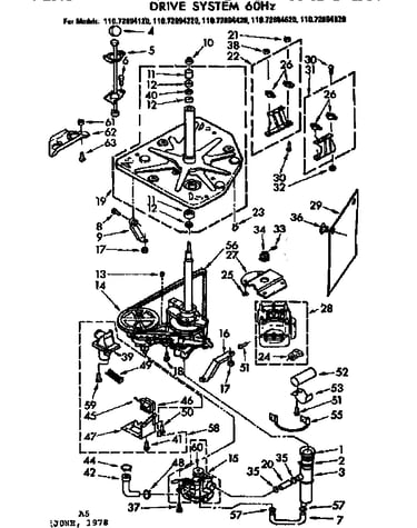Drive system 60 hz