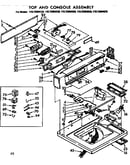 Top and console assembly