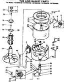 Tub and basket parts