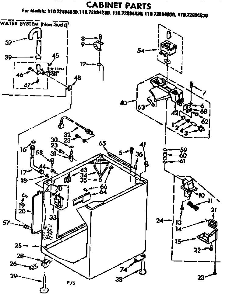 CABINET PARTS