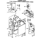 Kenmore 11072894630 cabinet parts diagram
