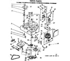Kenmore 11072894240 drive parts diagram