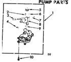 Kenmore 11072894640 pump parts diagram