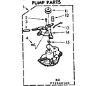 Kenmore 11072940100 pump parts diagram