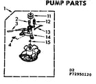Kenmore 11072950420 pump parts diagram