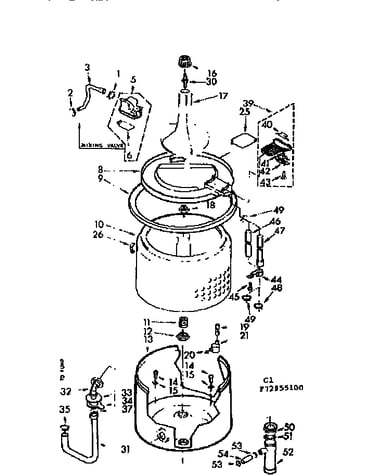 Tub and basket parts