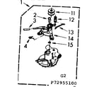 Kenmore 11072955600 non-suds pump parts diagram