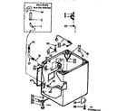 Kenmore 11072955210 cabinet assembly diagram