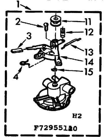 Non-suds pump parts