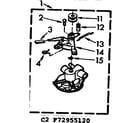Kenmore 11073955120 non-suds pump parts diagram