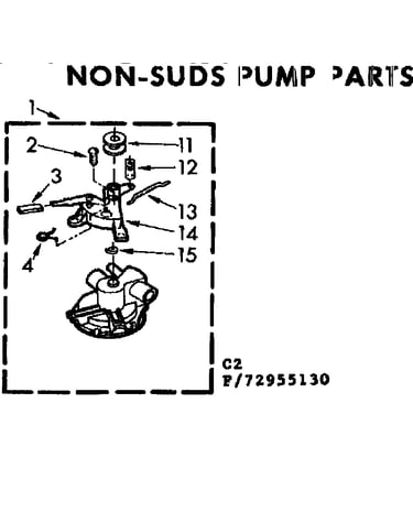 Non-suds pump parts