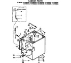 Kenmore 11072955830 cabinet parts diagram