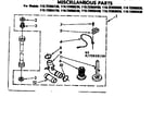 Kenmore 11072955630 miscellaneous parts diagram