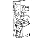 Kenmore 11072960400 cabinet parts diagram