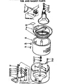 Tub and basket parts