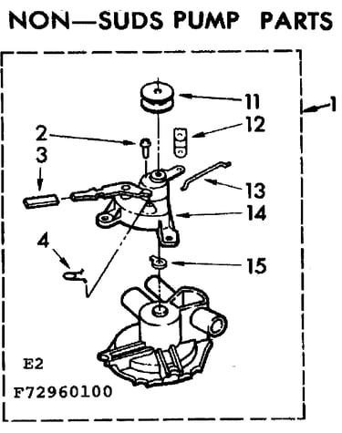Non-suds pump parts