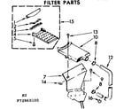 Kenmore 11072960800 filter parts diagram