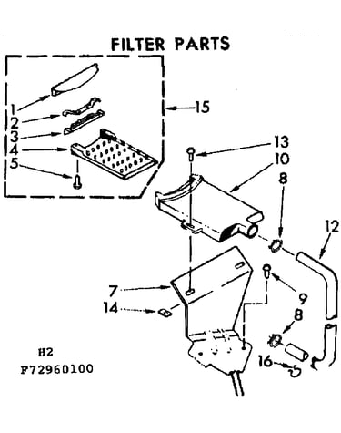 Filter parts
