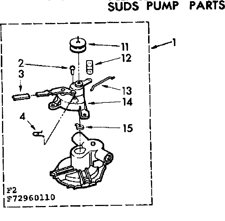 Suds pump parts