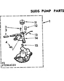 Suds pump parts