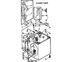 Kenmore 11073965100 cabinet parts diagram