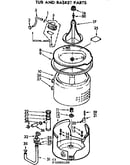 Tub and basket parts