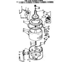 Kenmore 11072965410 tub and basket parts diagram