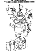 Tub and basket parts