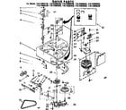 Kenmore 11072965630 drive parts diagram