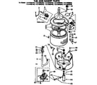 Kenmore 11073965440 tub and basket parts diagram